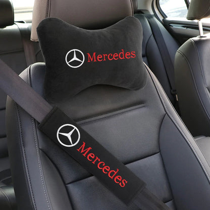 MERCEDES Headrest Pillow And Seatbelt Cover