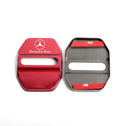 Car Styling Car Door Lock Covers stikcer Case for Mercedes Benz New B/C/E Class A Class C200L GLC GLK CLA GLA Accessories